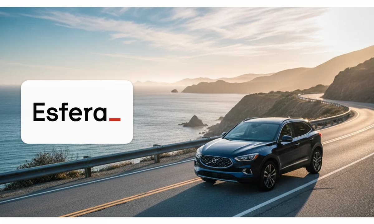 Esfera e Rentcars: Ganhe 17 pontos a cada US$ 1 na Rentcars para novos clientes!
