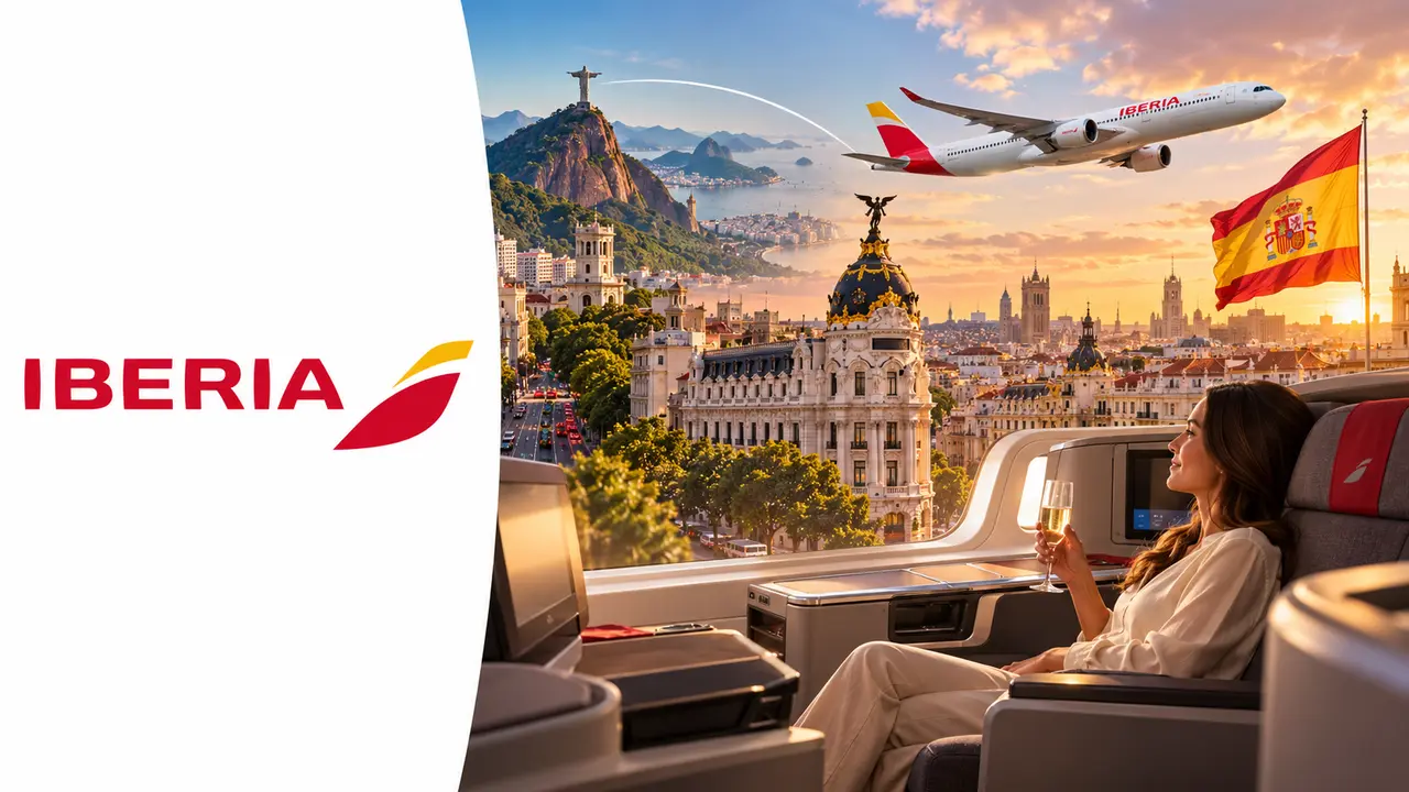 Tabela de resgate Iberia Club: Avios por cabine para Brasil–Madrid