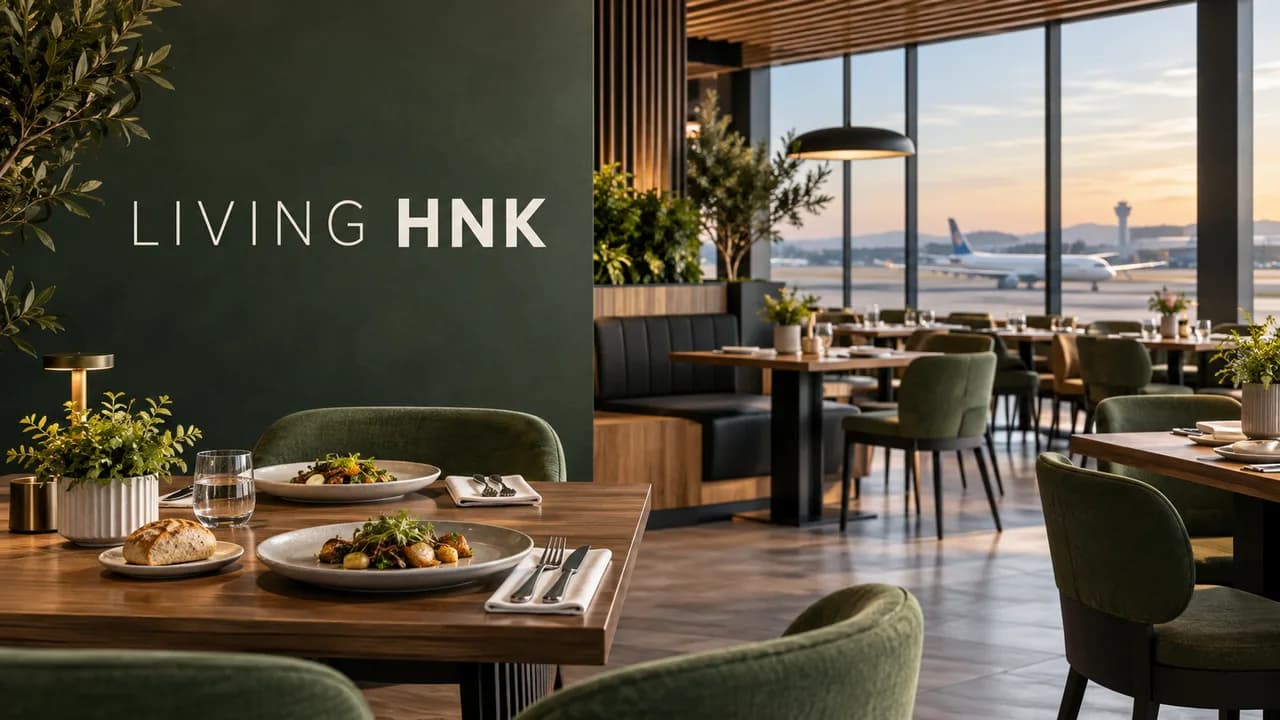 Living HNK nos aeroportos