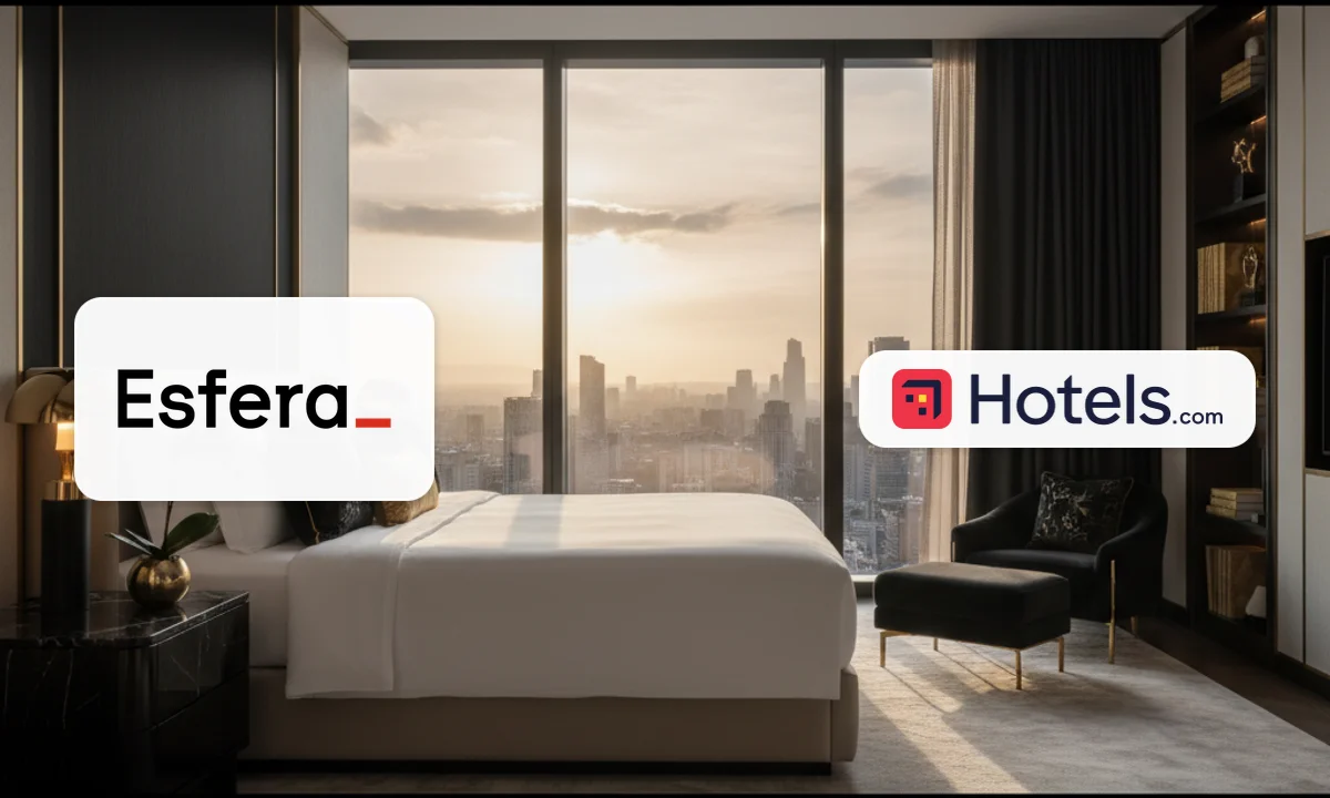 Esfera e Hoteis.com: Ganhe até 5 pontos por real em pontos Hoteiscom! Esfera e Hoteis.com: Ganhe até 5 pontos por real em pontos Hoteiscom!
