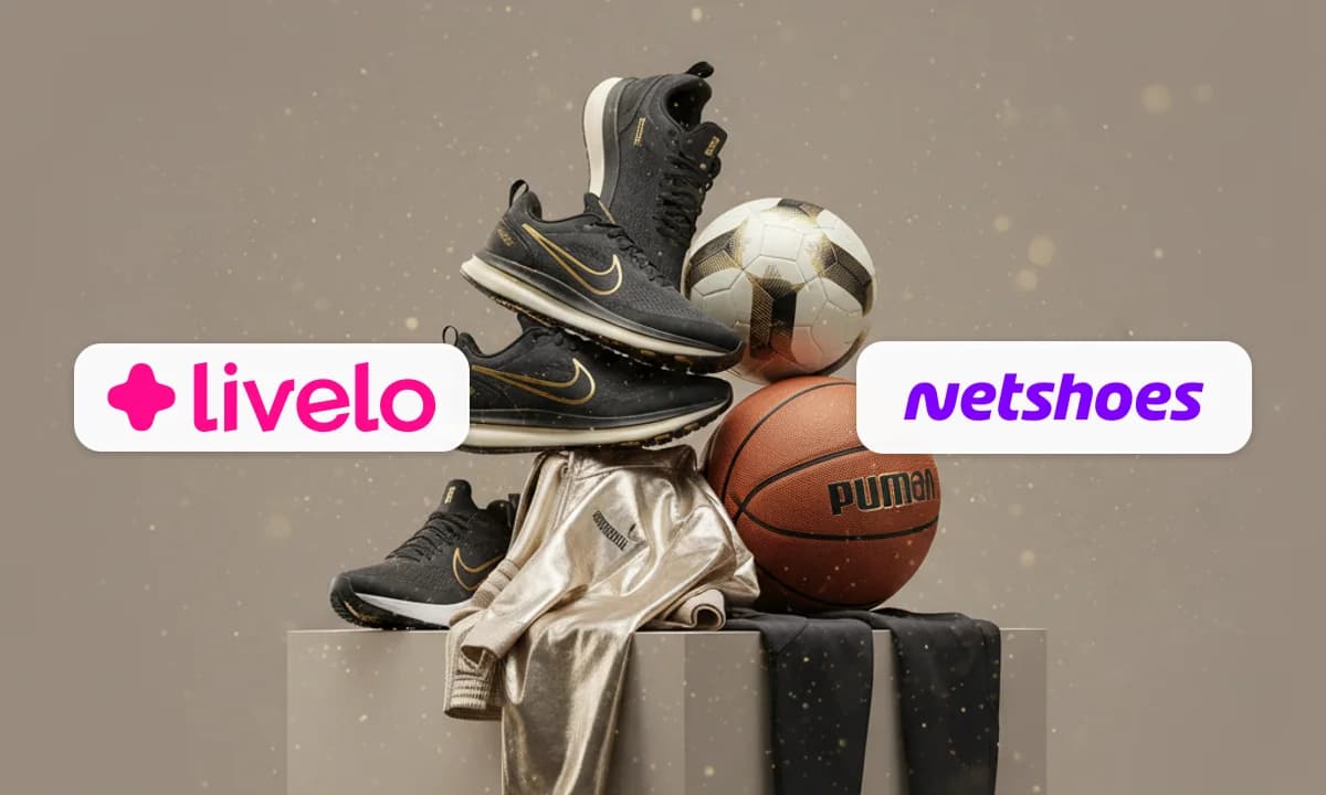 Netshoes e Livelo: Acumule 2 Pontos por Real em suas Compras