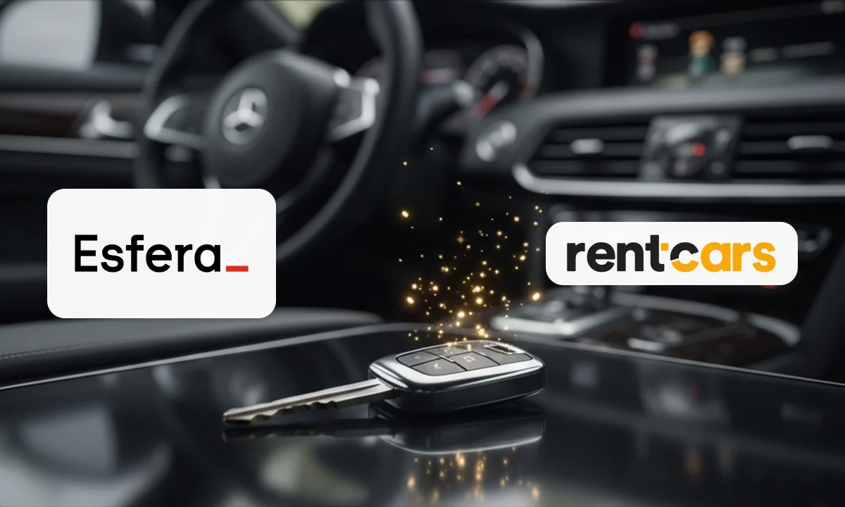 Esfera e Rentcars: Ganhe 12 pontos a cada US$ 1 em reservas! Esfera e Rentcars: Ganhe 12 pontos a cada US$ 1 em reservas!