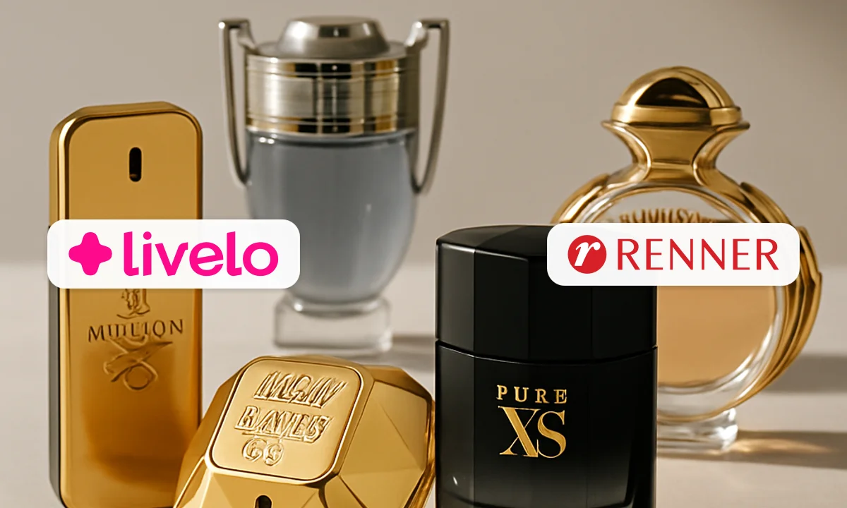 Renner e Livelo: Ganhe 12 pontos por R$ 1 na Renner em Perfumes Paco Rabanne! Renner e Livelo: Ganhe 12 pontos por R$ 1 na Renner em Perfumes Paco Rabanne!