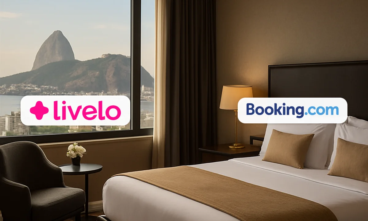 Booking.com e Livelo: Acumule 4 pontos por U$ 1 em suas reservas!