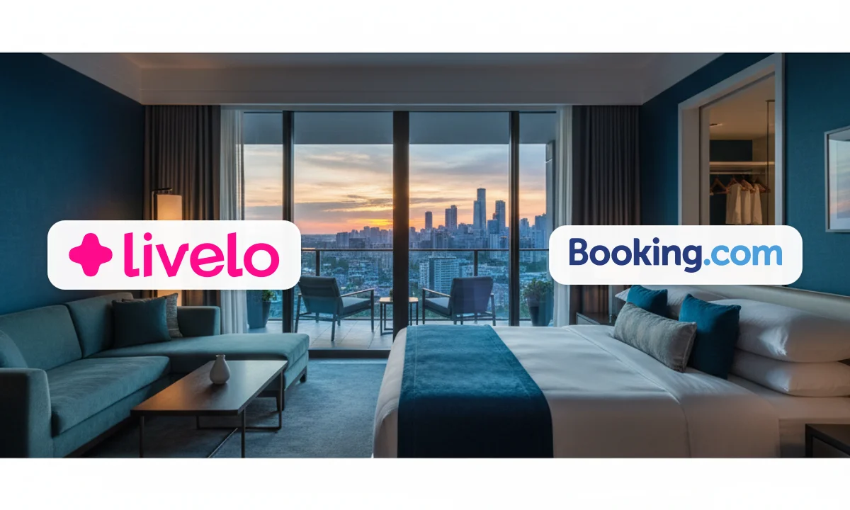 Livelo e Booking.com: Ganhe 8 pontos por U$ 1 em hospedagens!