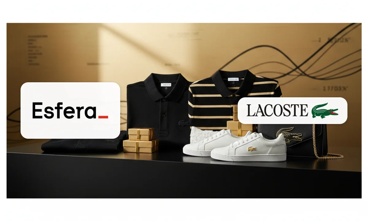 Lacoste na Esfera: Ganhe 8x mais pontos na Lacoste!