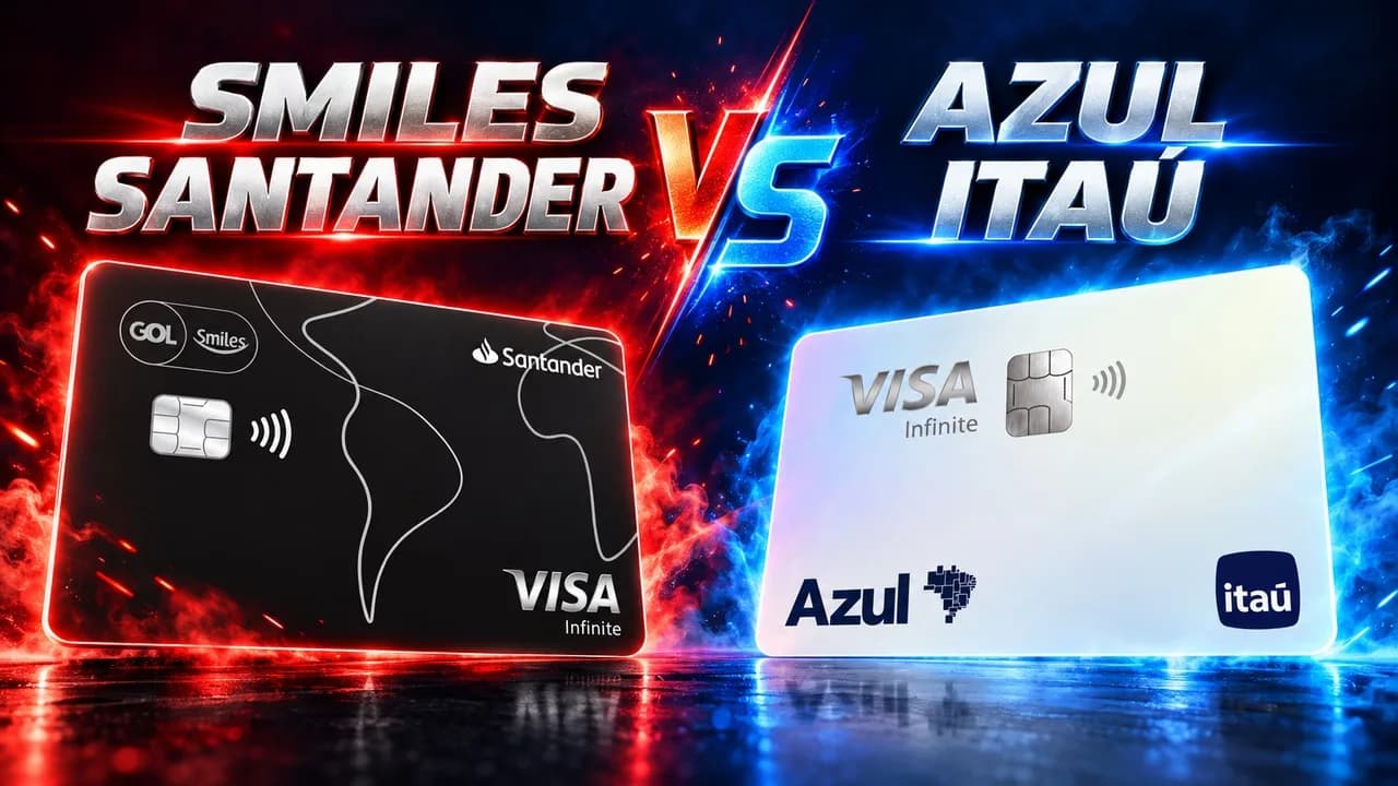 Smiles Santander Infinite vs Azul Infinite: qual vale mais?