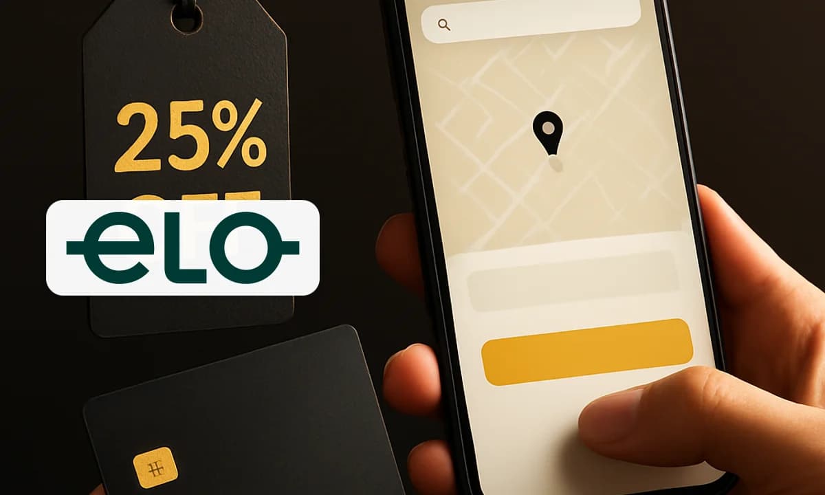 Elo oferece 25% OFF em corridas na 99 para clientes com cartão de crédito