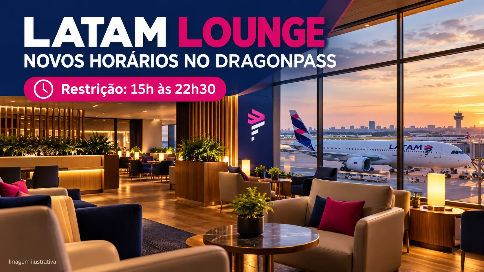 Sala VIP LATAM em Guarulhos amplia restrição ao DragonPass: veja os horários