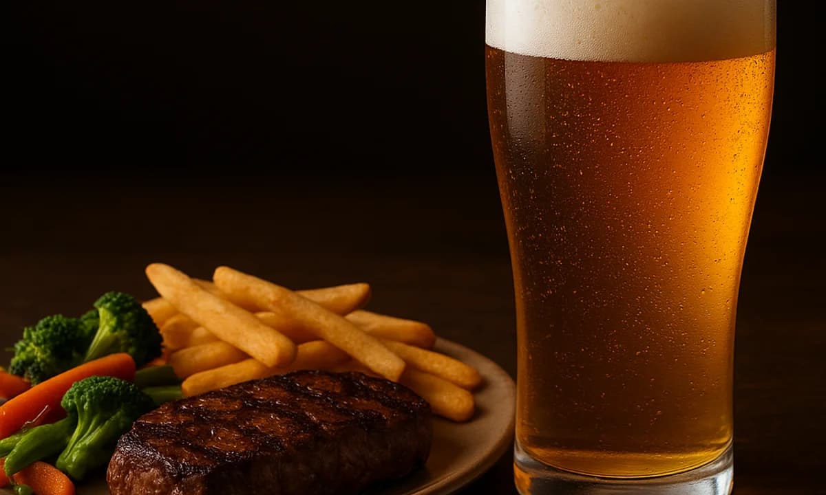 Ganhe 1 Chopp na compra de 1 prato principal ou aperitivo Ganhe 1 Chopp na compra de 1 prato principal ou aperitivo