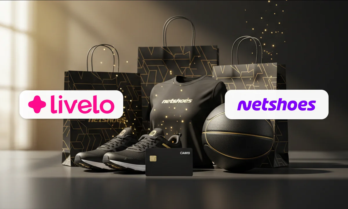 Livelo e Netshoes: Ganhe 12 pontos por real na Netshoes em suas compras esportivas