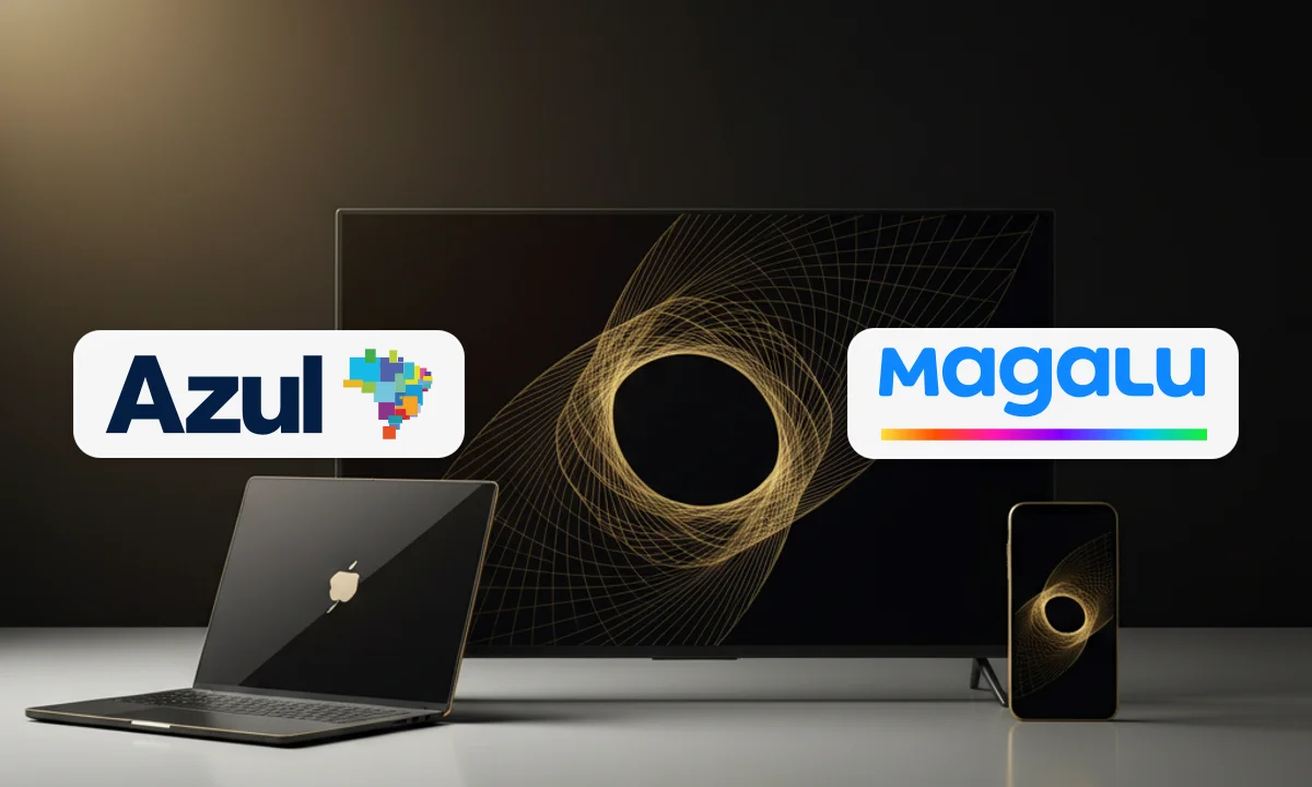 Aproveite: Ganhe até 15 pontos Azul Fidelidade por real em compras no Magalu! Aproveite: Ganhe até 15 pontos Azul Fidelidade por real em compras no Magalu!