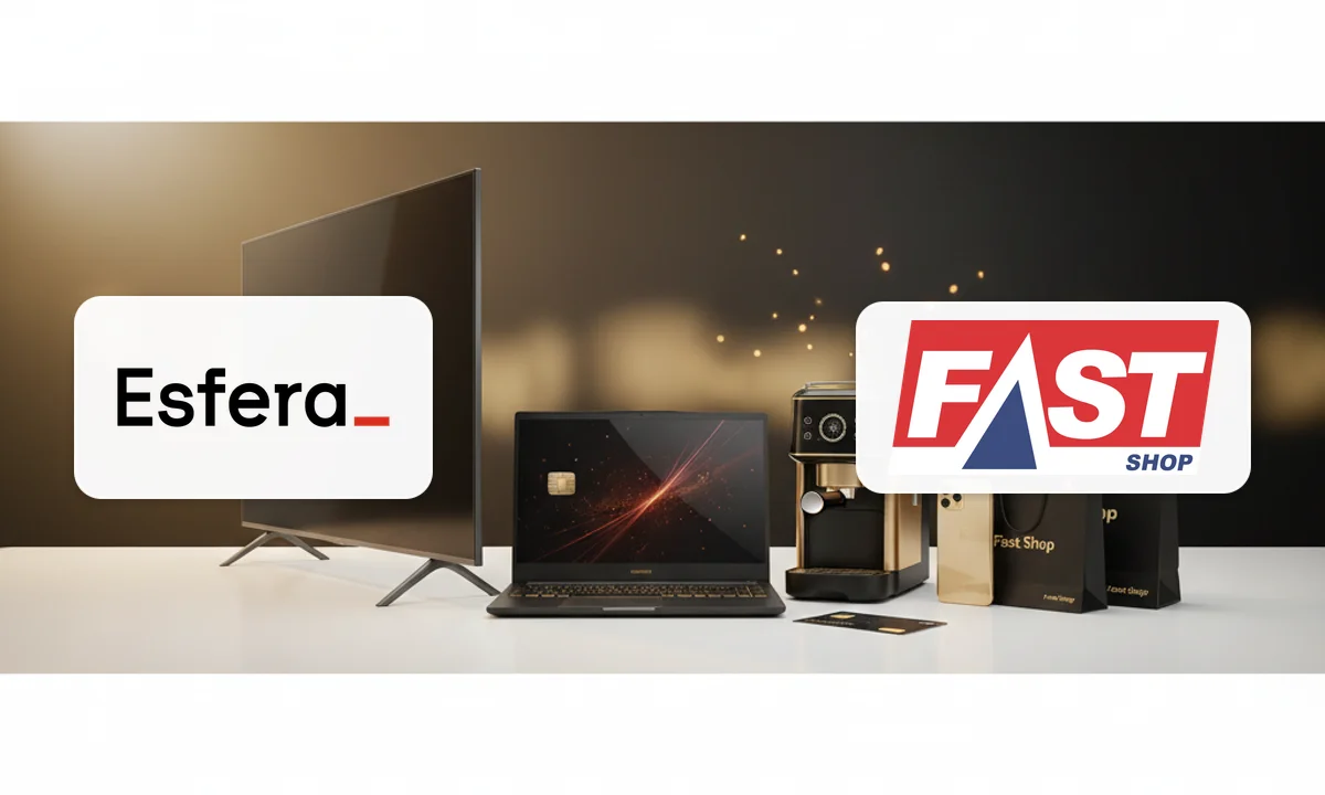 Esfera e Fast Shop: Ganhe até 5 pontos a cada real na Fast Shop em suas compras! Esfera e Fast Shop: Ganhe até 5 pontos a cada real na Fast Shop em suas compras!