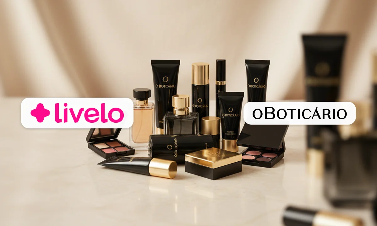 Aproveite! Ganhe até 8 pontos por R$ 1 na O Boticário com Livelo