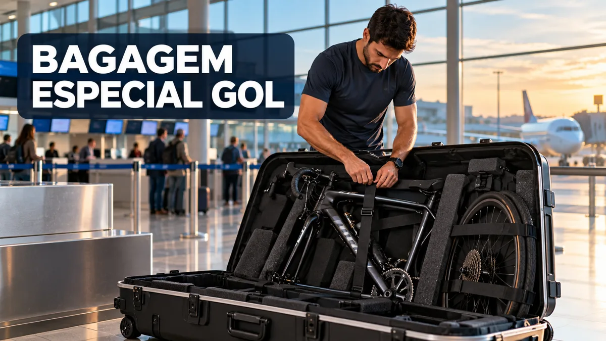 Bagagem especial na GOL: bicicleta, prancha e instrumentos
