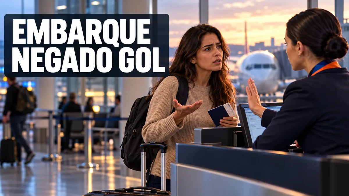 Embarque negado na GOL: preterição, compensação e direitos
