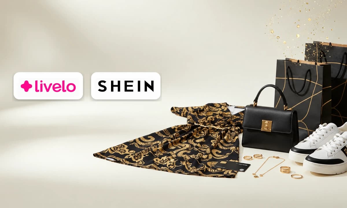 Livelo e Shein anunciam parceria para acúmulo de pontos com oferta de 2 pontos por real e 15% de desconto