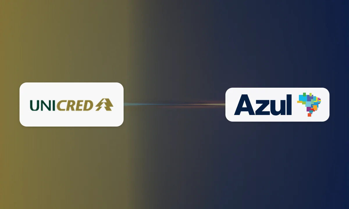 Transfira pontos Unicred p/ Azul: 100% de bônus + 1.000 pontos extras na primeira transferência! Transfira pontos Unicred p/ Azul: 100% de bônus + 1.000 pontos extras na primeira transferência!