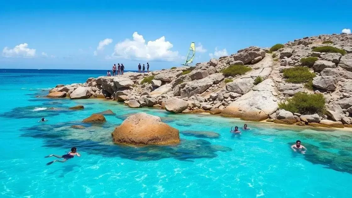 melhores meses para atividades ao ar livre em Aruba