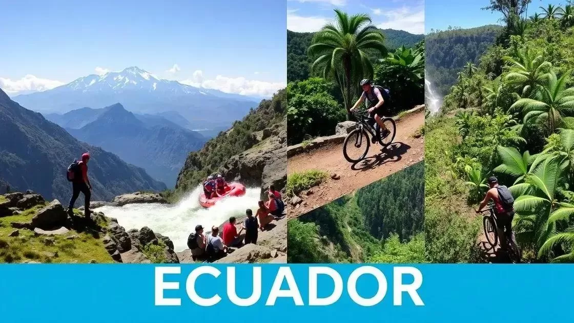 Melhores meses para turismo de aventura Melhores meses para turismo de aventura