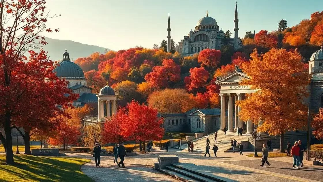 outono: cores vibrantes e clima ameno outono: cores vibrantes e clima ameno