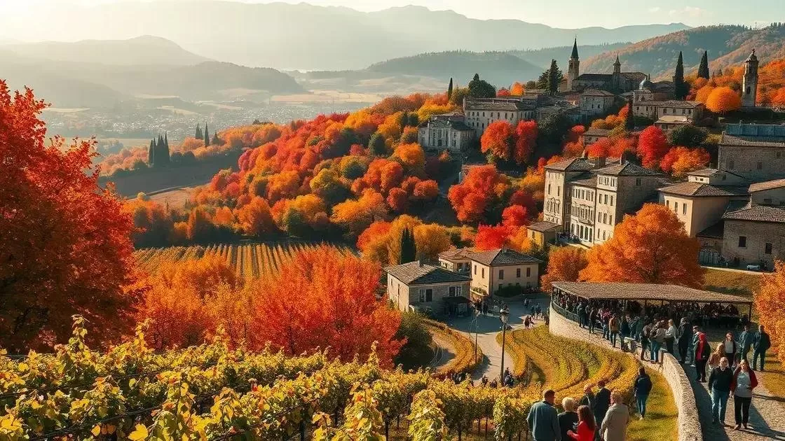 outono italiano: cores, vinhos e menos turistas