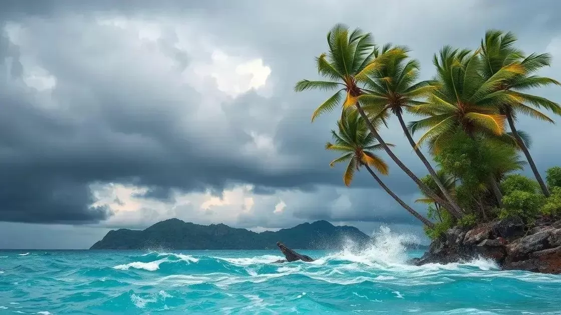 Quando evitar a temporada de ciclones nas Seychelles Quando evitar a temporada de ciclones nas Seychelles