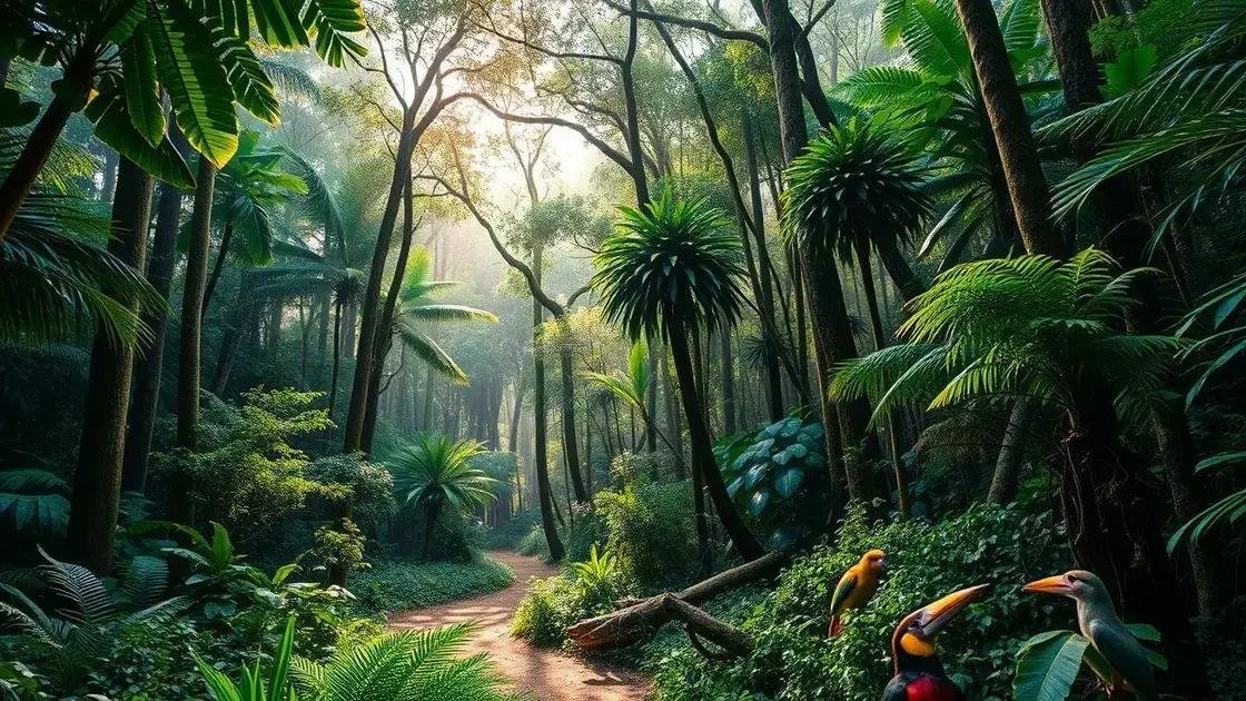 quando explorar as florestas tropicais