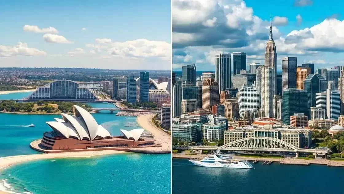 Clima ideal para explorar Sidney e Melbourne Clima ideal para explorar Sidney e Melbourne