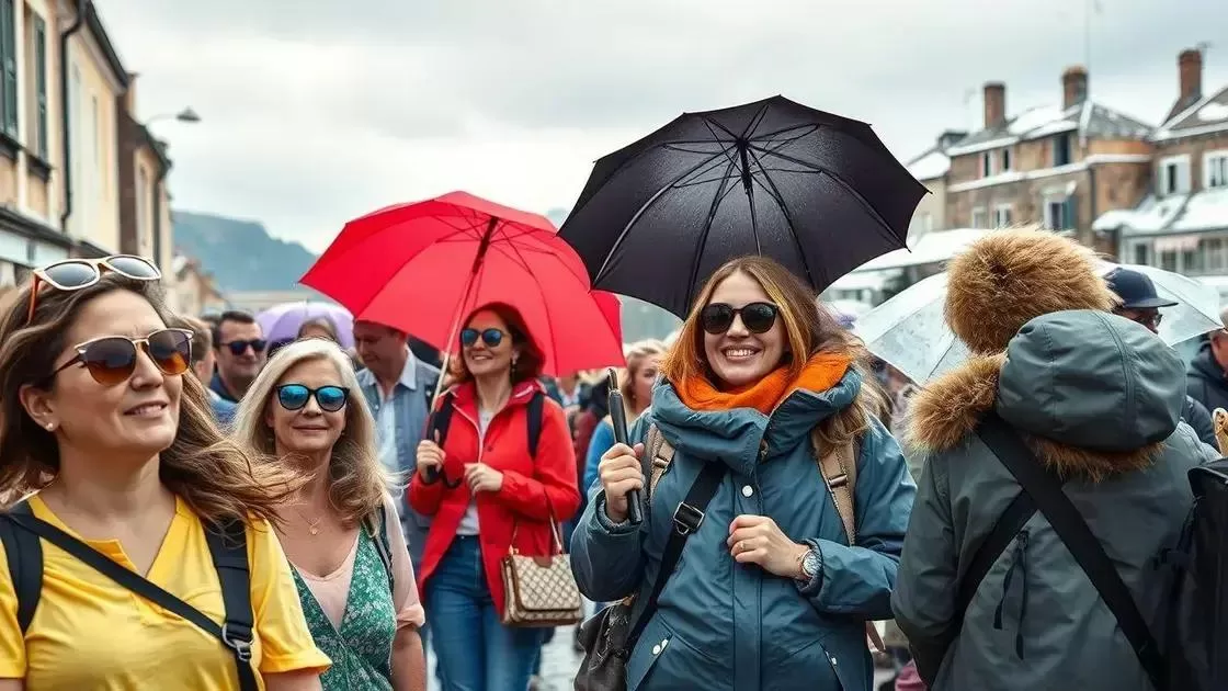 Como o clima afeta as atrações turísticas e o que levar na mala