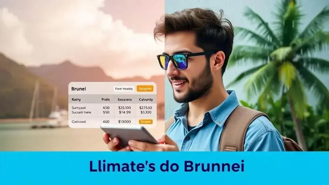 como o clima influencia nos preços da viagem
