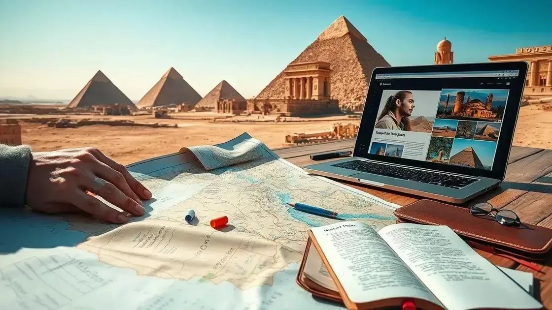 Como planejar seu roteiro para uma viagem completa ao Egito