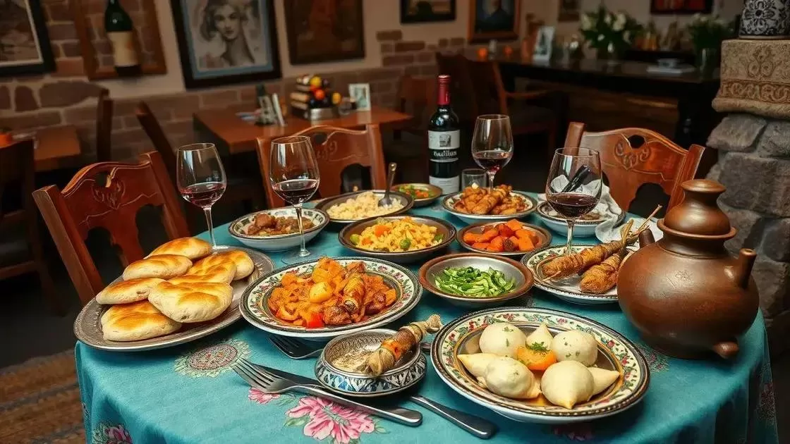 experiências gastronômicas típicas na geórgia experiências gastronômicas típicas na geórgia