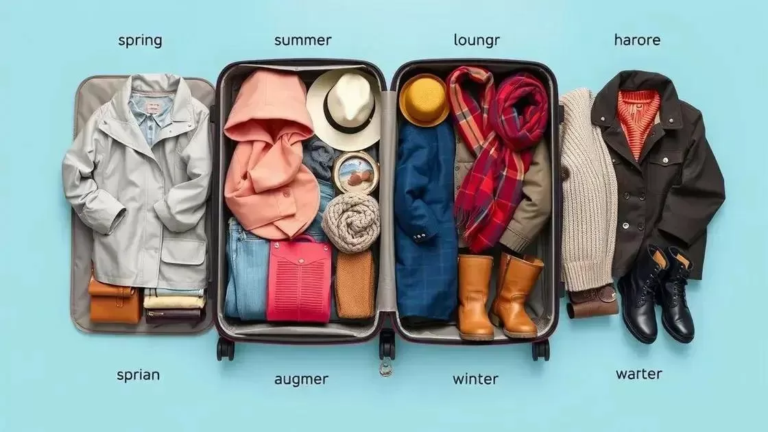 O que levar na mala para cada estação do ano O que levar na mala para cada estação do ano