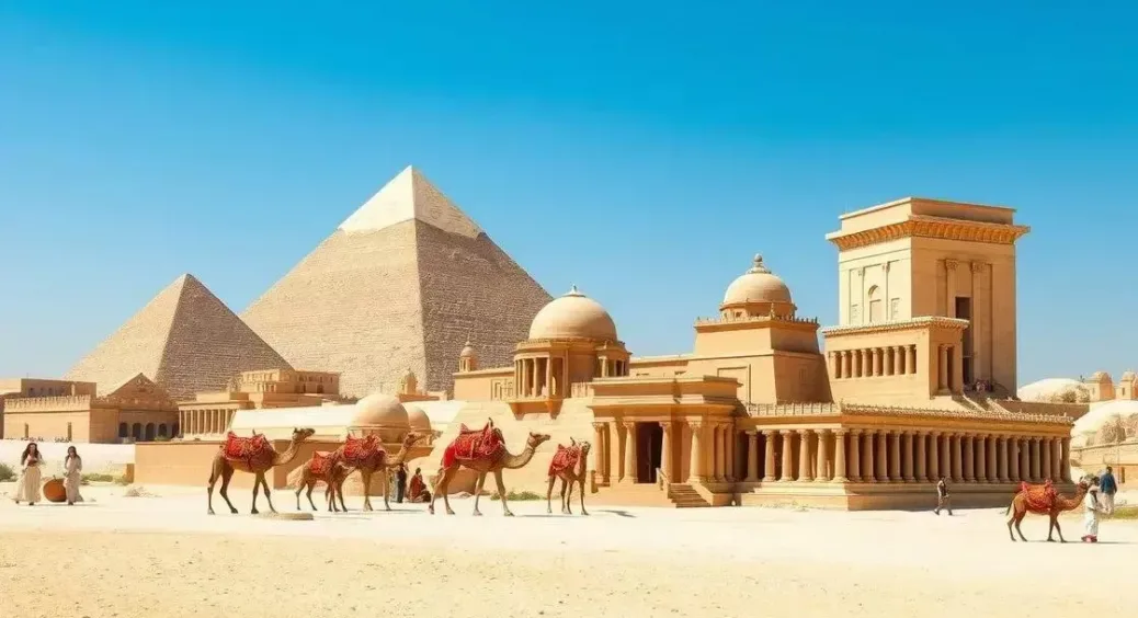 🌍 Pontos turísticos no Egito: Monte seu roteiro e explore os mistérios do país!