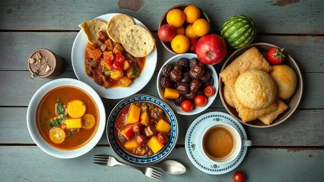 Saboreie a culinária colombiana típica Saboreie a culinária colombiana típica