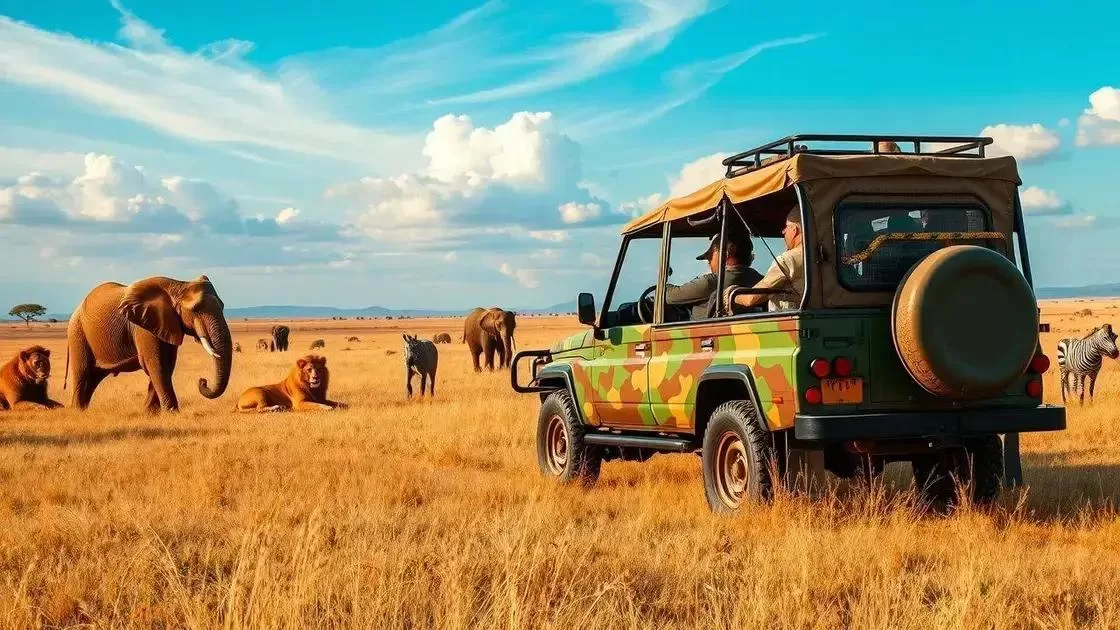 Safáris imperdíveis no Parque Kruger