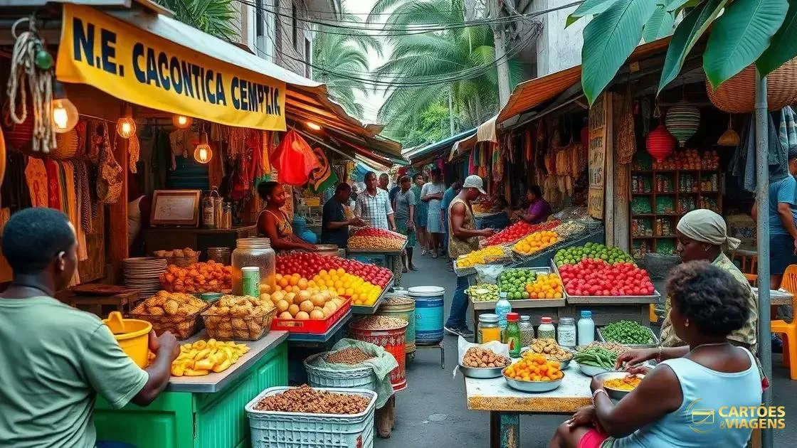 gastronomia local e mercados de rua