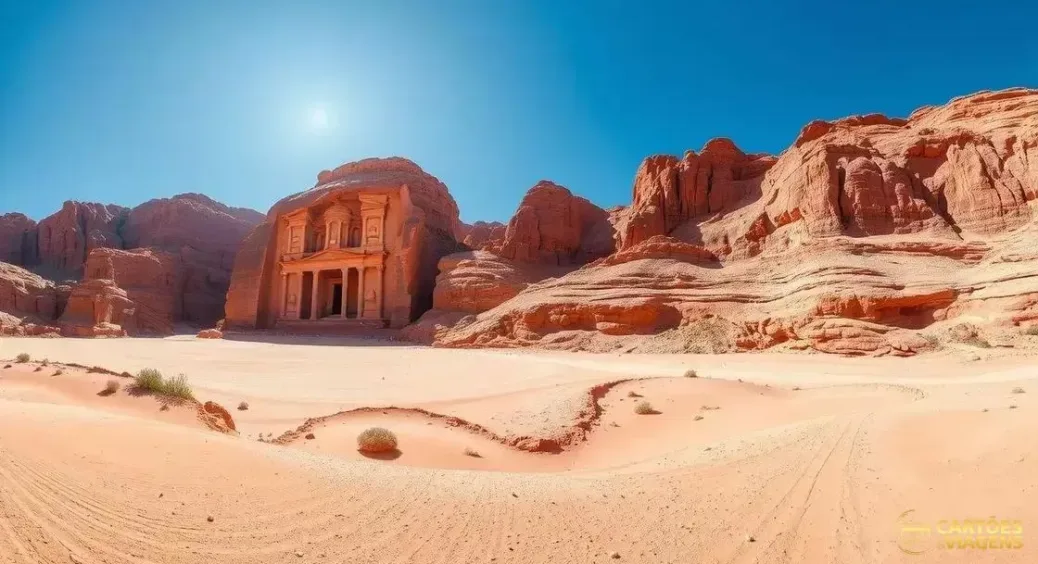 🌍 Pontos turísticos na Jordânia: Clique e explore as maravilhas do país!