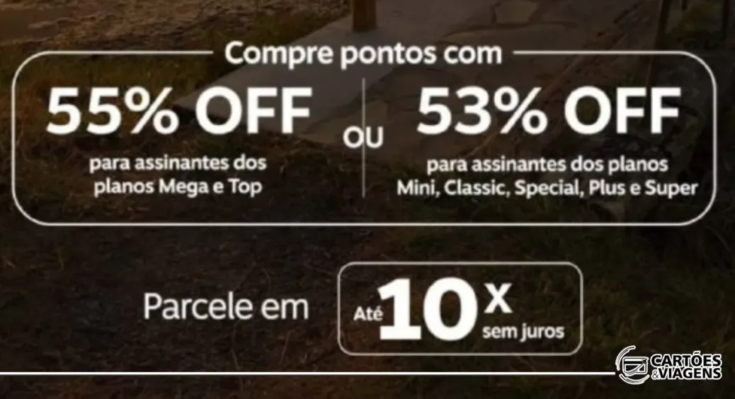 Comprar pontos Livelo com bônus: até 55% OFF no milheiro