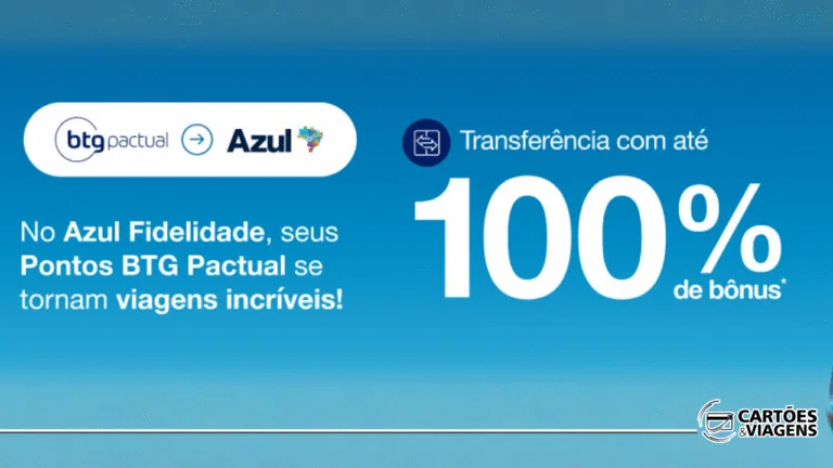 Azul Fidelidade e BTG