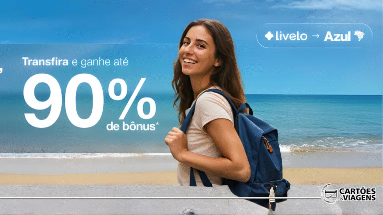 Livelo para Azul com Bônus