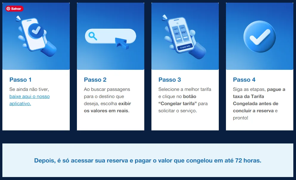 Tarifa Congelada Azul