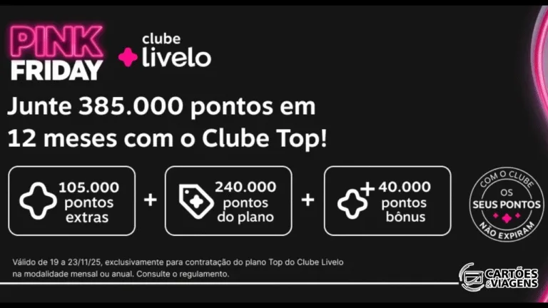 Bônus de Adesão Clube Livelo Top