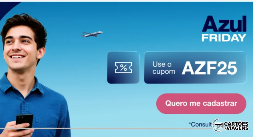 Como Ganhar 5 Mil Milhas Azul com Cadastro no Azul Fidelidade