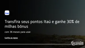 Itaú e LATAM com bônus