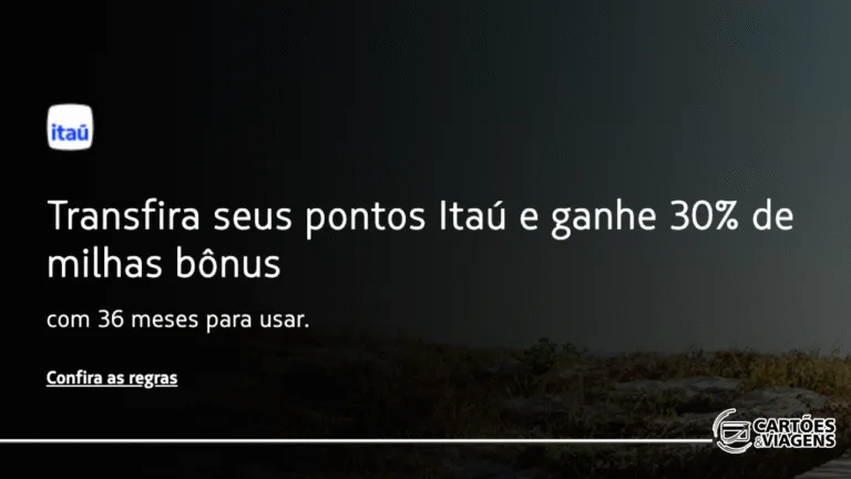 Itaú e LATAM com bônus