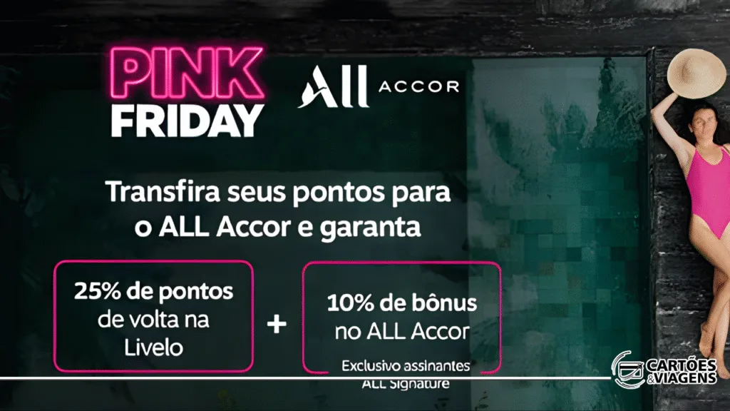 Livelo e ALL Accor com bônus
