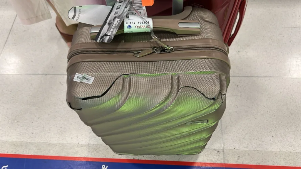 Mala quebrada no aeroporto 1