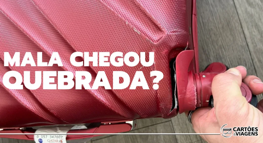 Mala quebrada no aeroporto: o que fazer, seus direitos e como evitar prejuízo